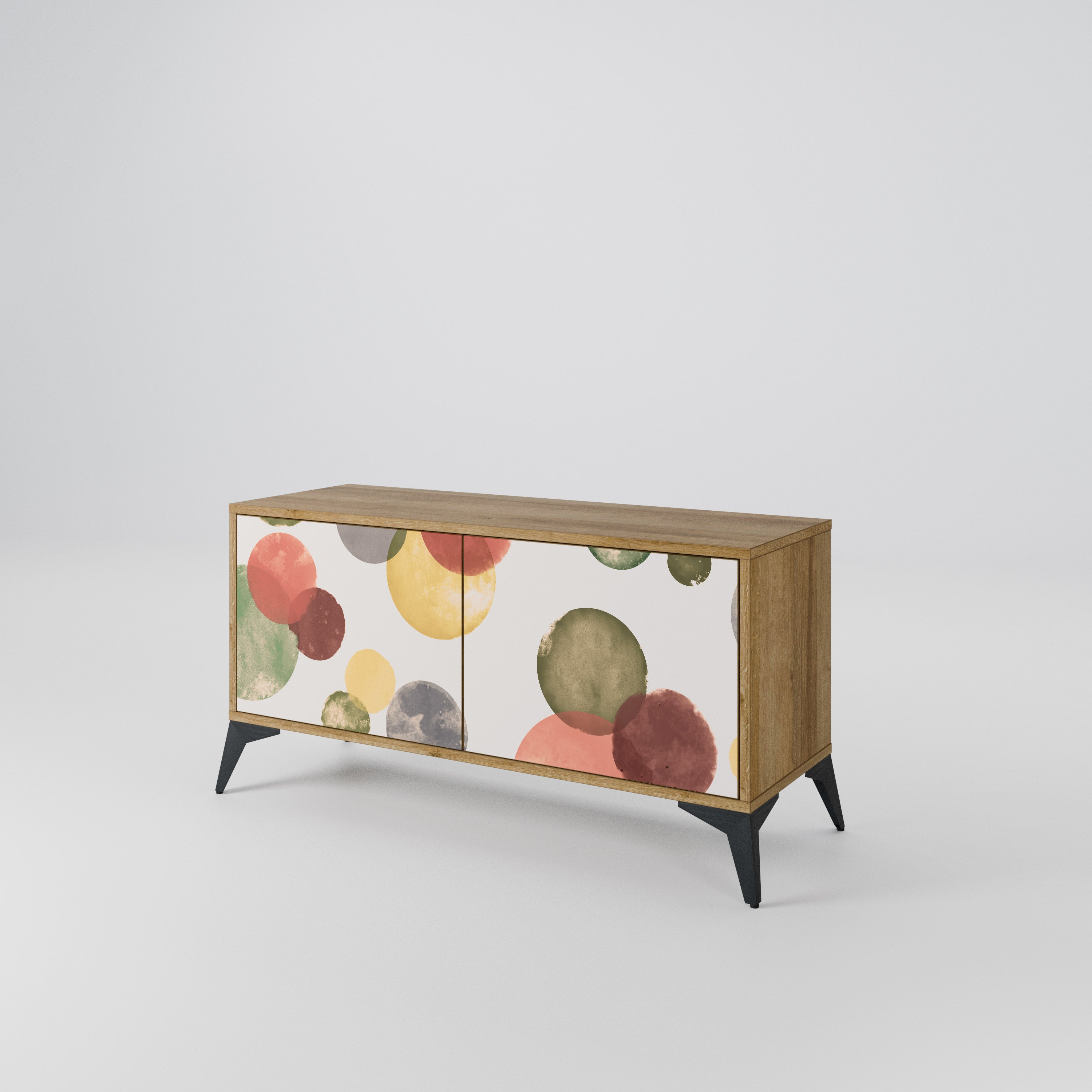 FLEETING HAPPINESS Mueble de TV Compacto de 2 puertas