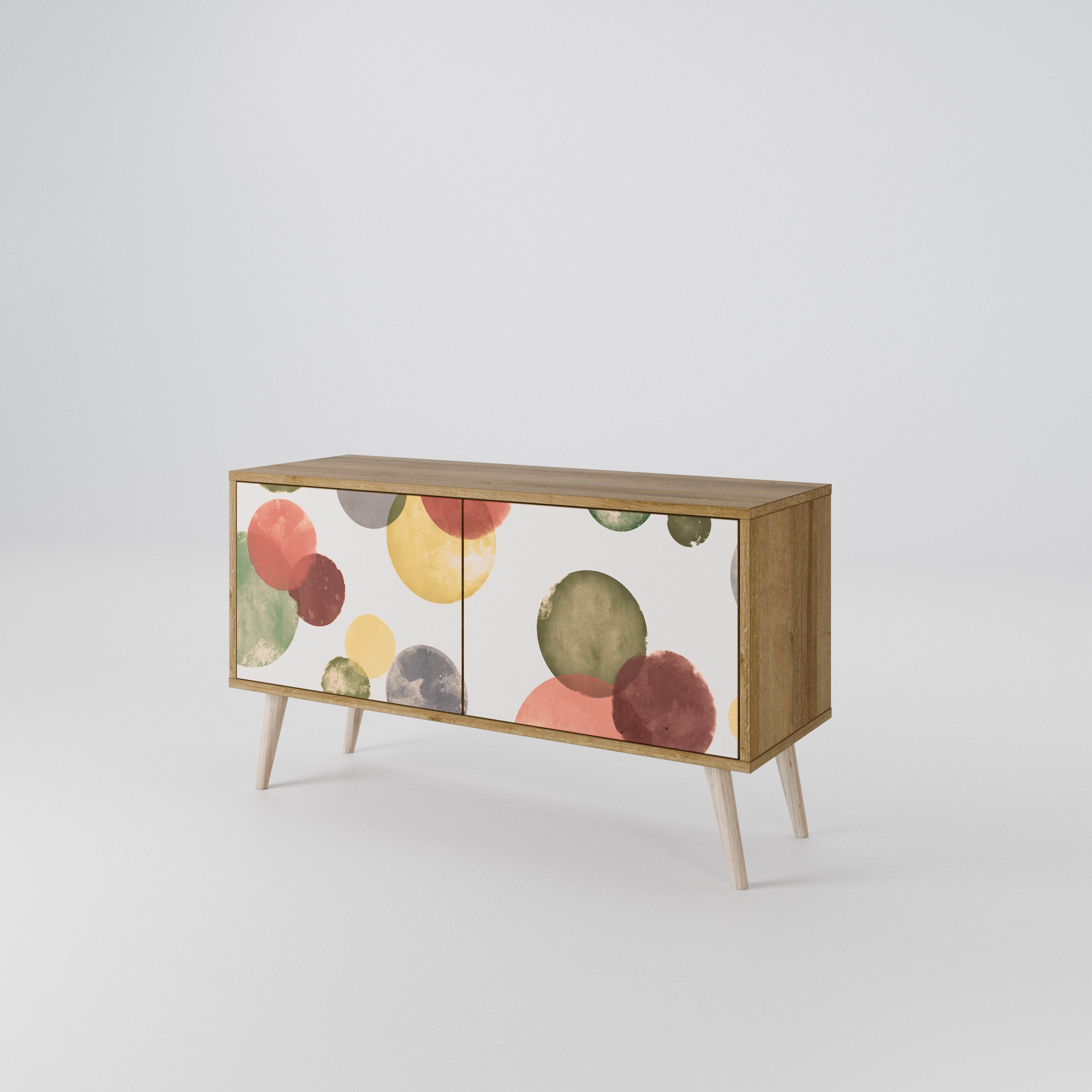 FLEETING HAPPINESS Mueble de TV Compacto de 2 puertas