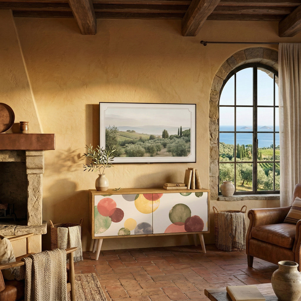 FLEETING HAPPINESS Kompaktní dvoudveřový TV stolek