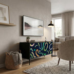 CONTRAST DANCE Kompaktní dvoudveřový TV stolek