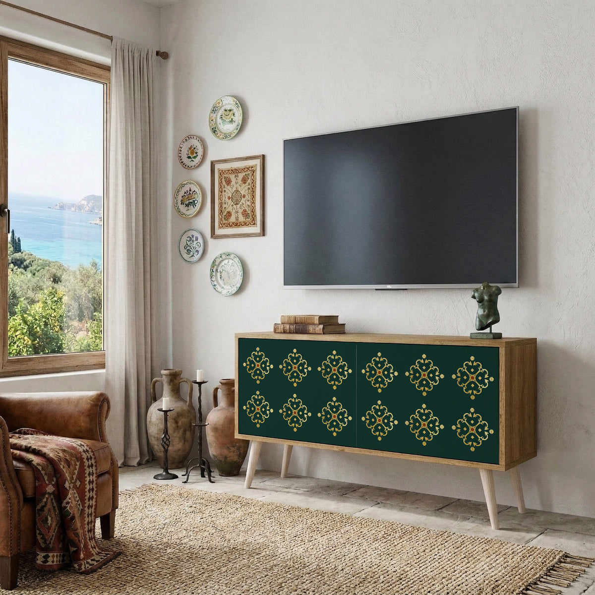 ROYAL MEDALLION Mobile TV Compatto a 2 Ante