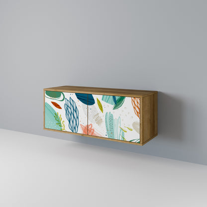 BOTANICAL HURRICANE Móvel de TV Compacto de 2 Portas