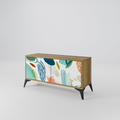 BOTANICAL HURRICANE Móvel de TV Compacto de 2 Portas