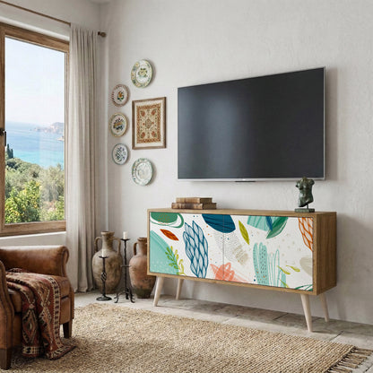 BOTANICAL HURRICANE Móvel de TV Compacto de 2 Portas