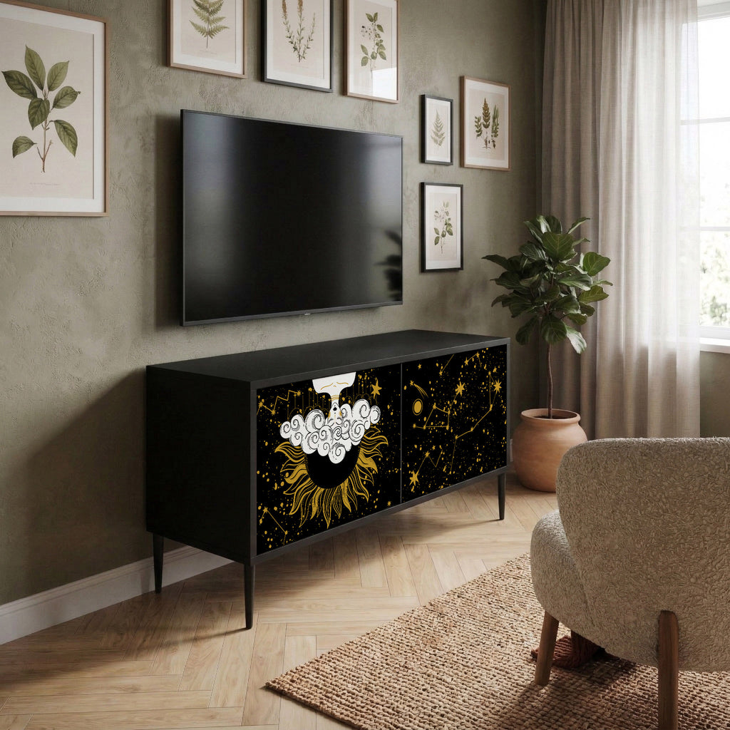 STELLAR CONSTELLATIONS Compact 2-Door TV Cabinet