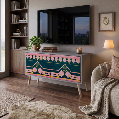 ROYAL COMPOSITION Compact 2-Door TV Cabinet