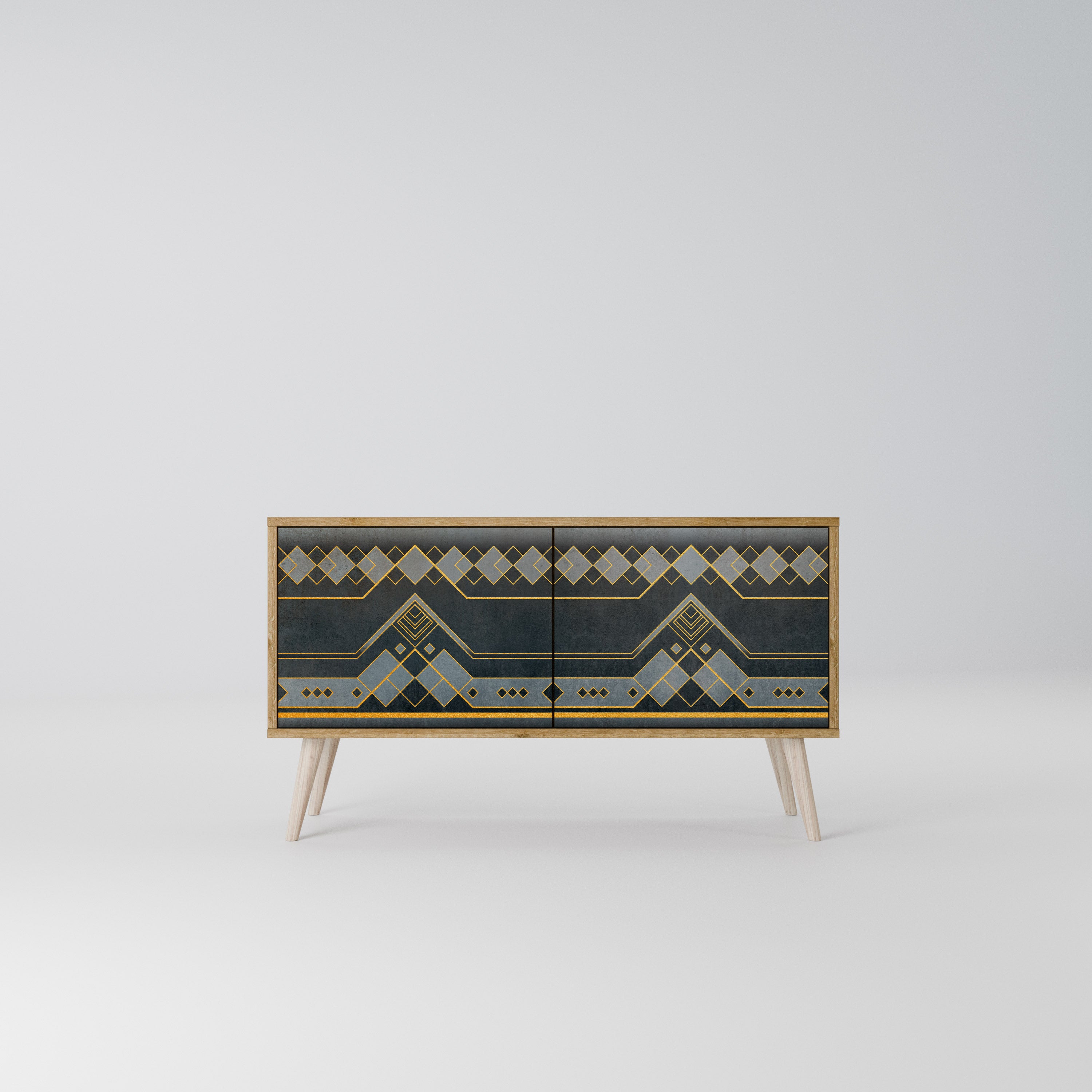 ROYAL ORDINARINESS Kompaktní dvoudveřový TV stolek