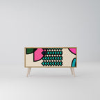 GEOMETRIC RHAPSODY Kompaktes 2-türiges TV-Lowboard