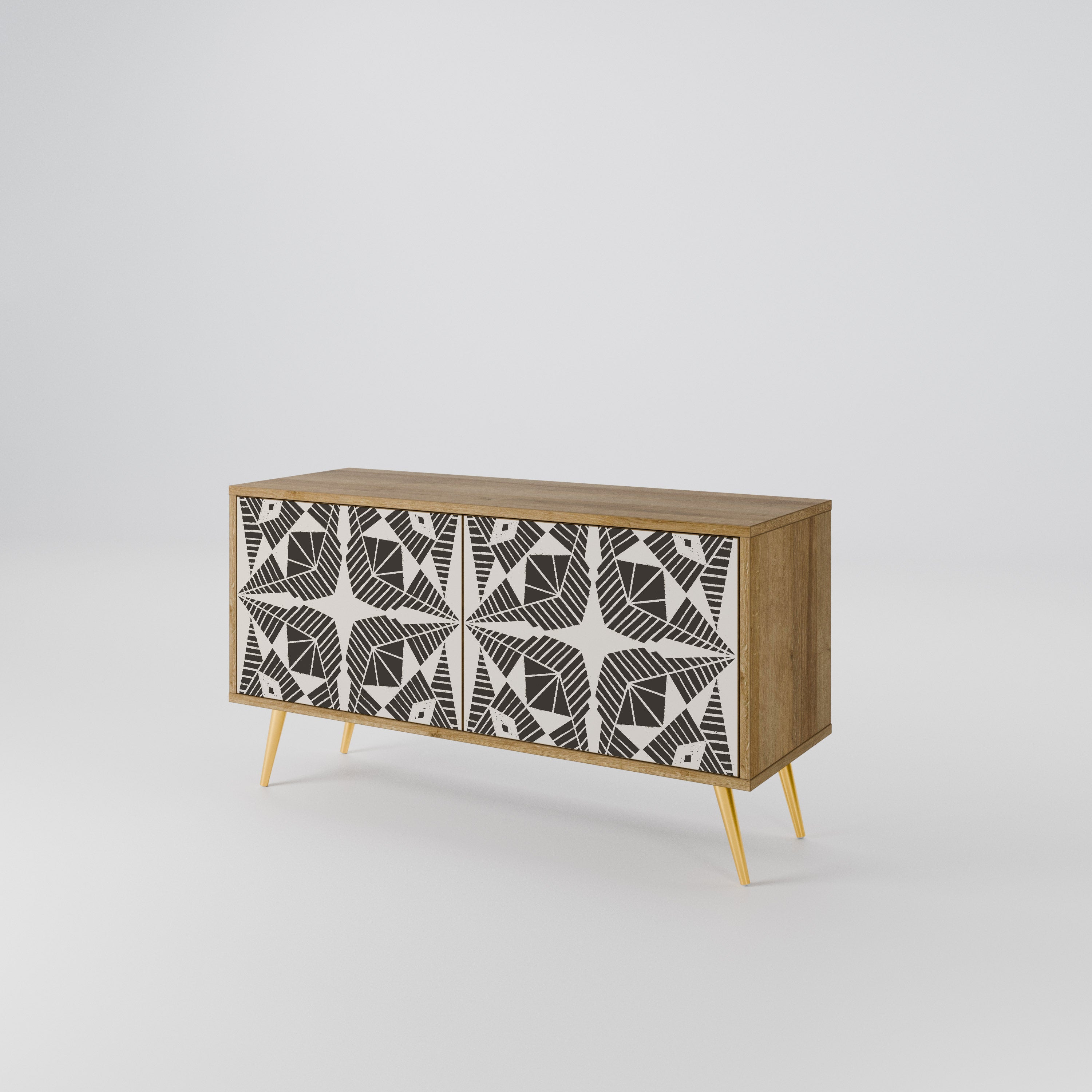 MONOCHROME NEXUS Kompaktní dvoudveřový TV stolek