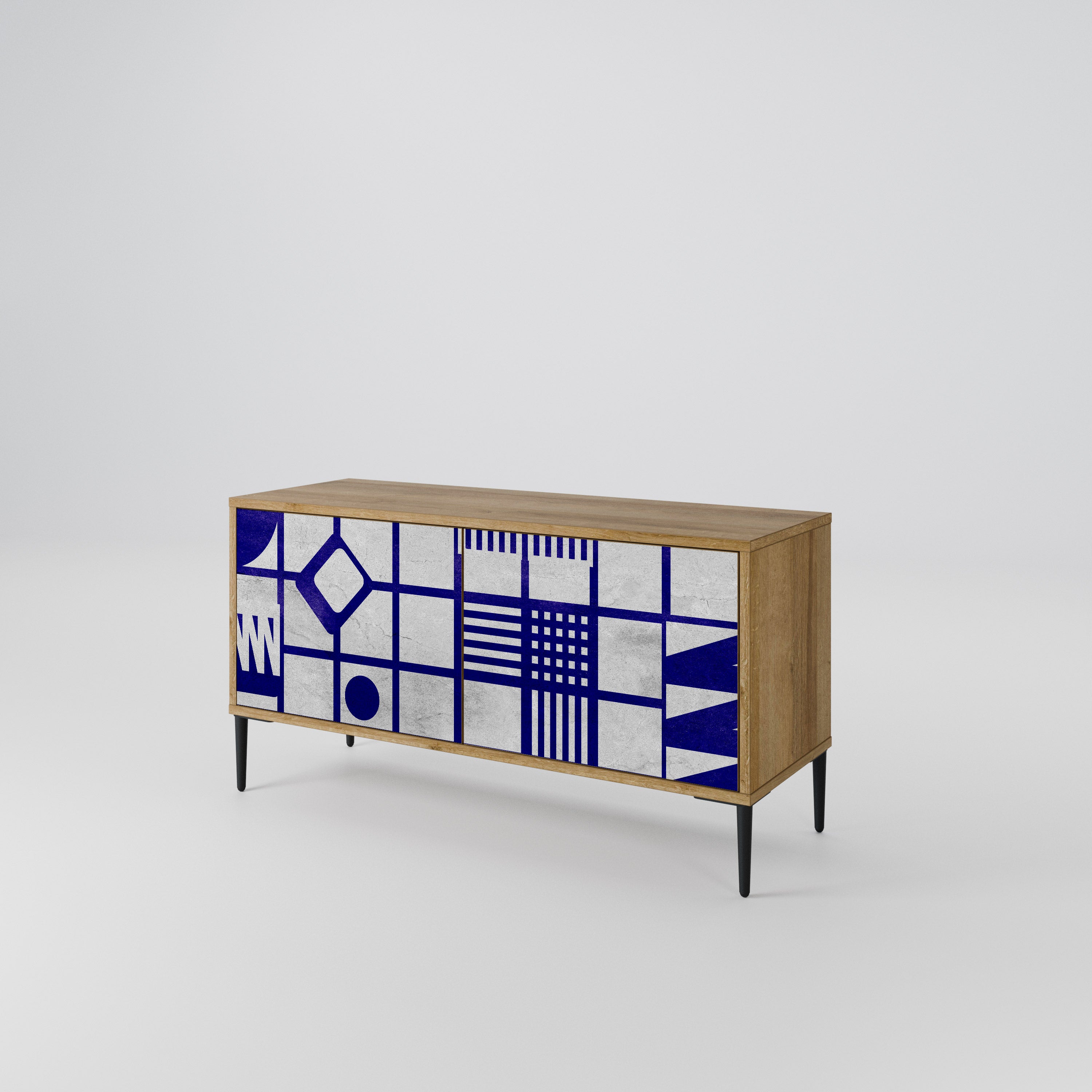 THE RIGHT PLACES Kompaktní dvoudveřový TV stolek