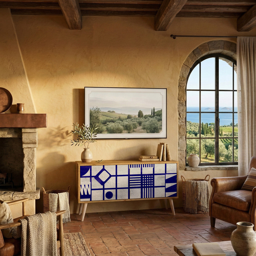 THE RIGHT PLACES Kompaktní dvoudveřový TV stolek