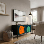 TOGETHER BUT SEPARATELY Mueble de TV Compacto de 2 puertas