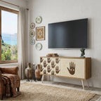 SEE MORE Mueble de TV Compacto de 2 puertas