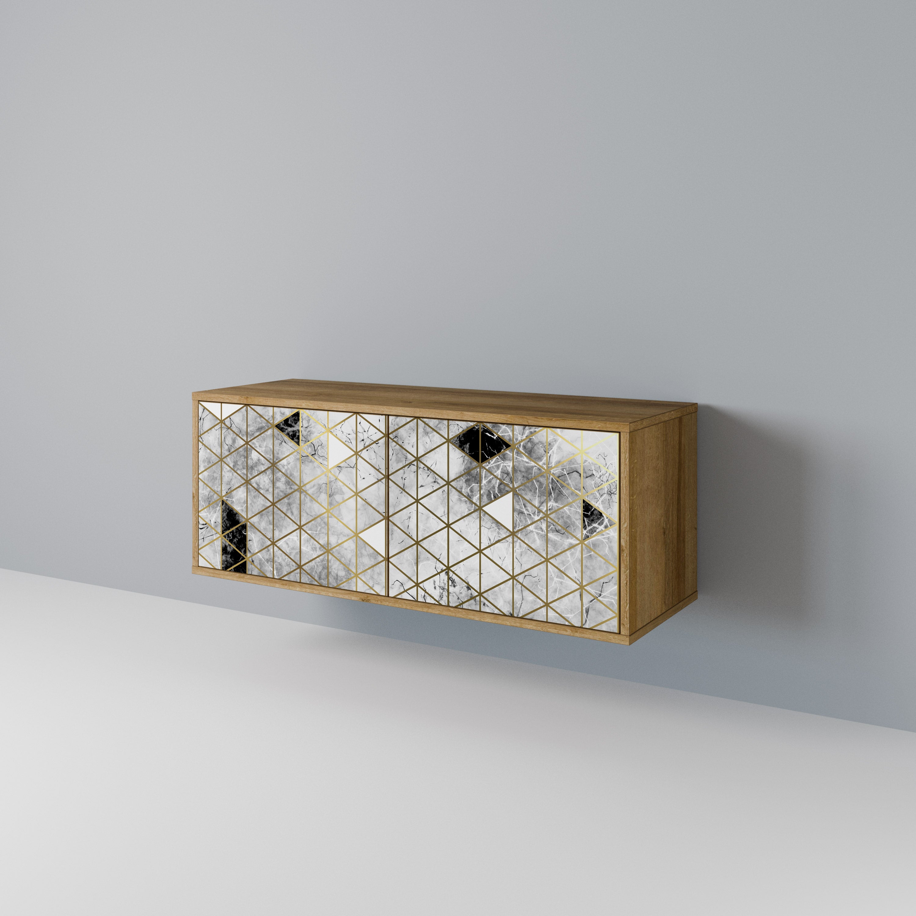 ASHEN ARIA Compact 2-Door TV Cabinet