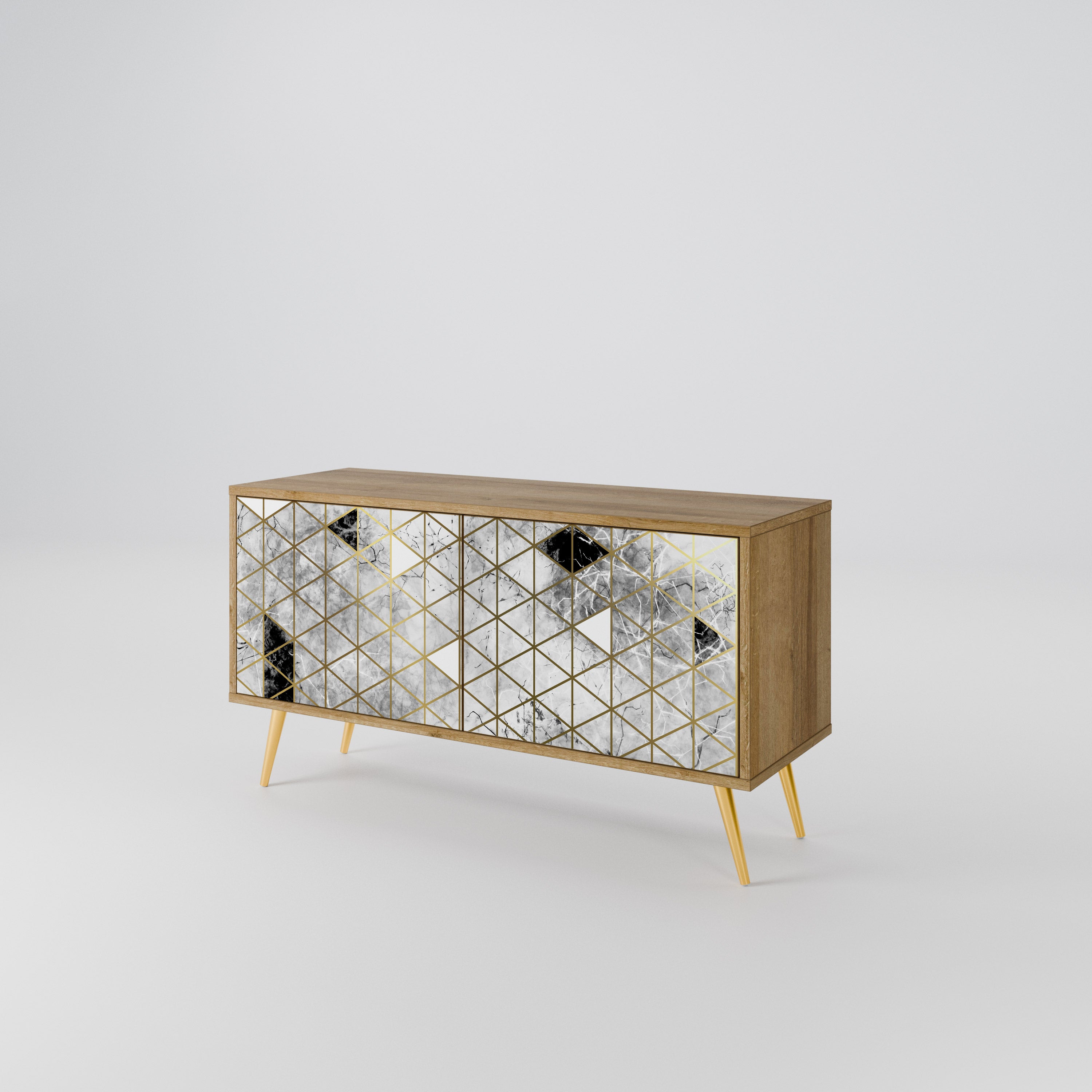 ASHEN ARIA Compact 2-Door TV Cabinet