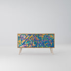 MEMORIES MAP Mueble de TV Compacto de 2 puertas