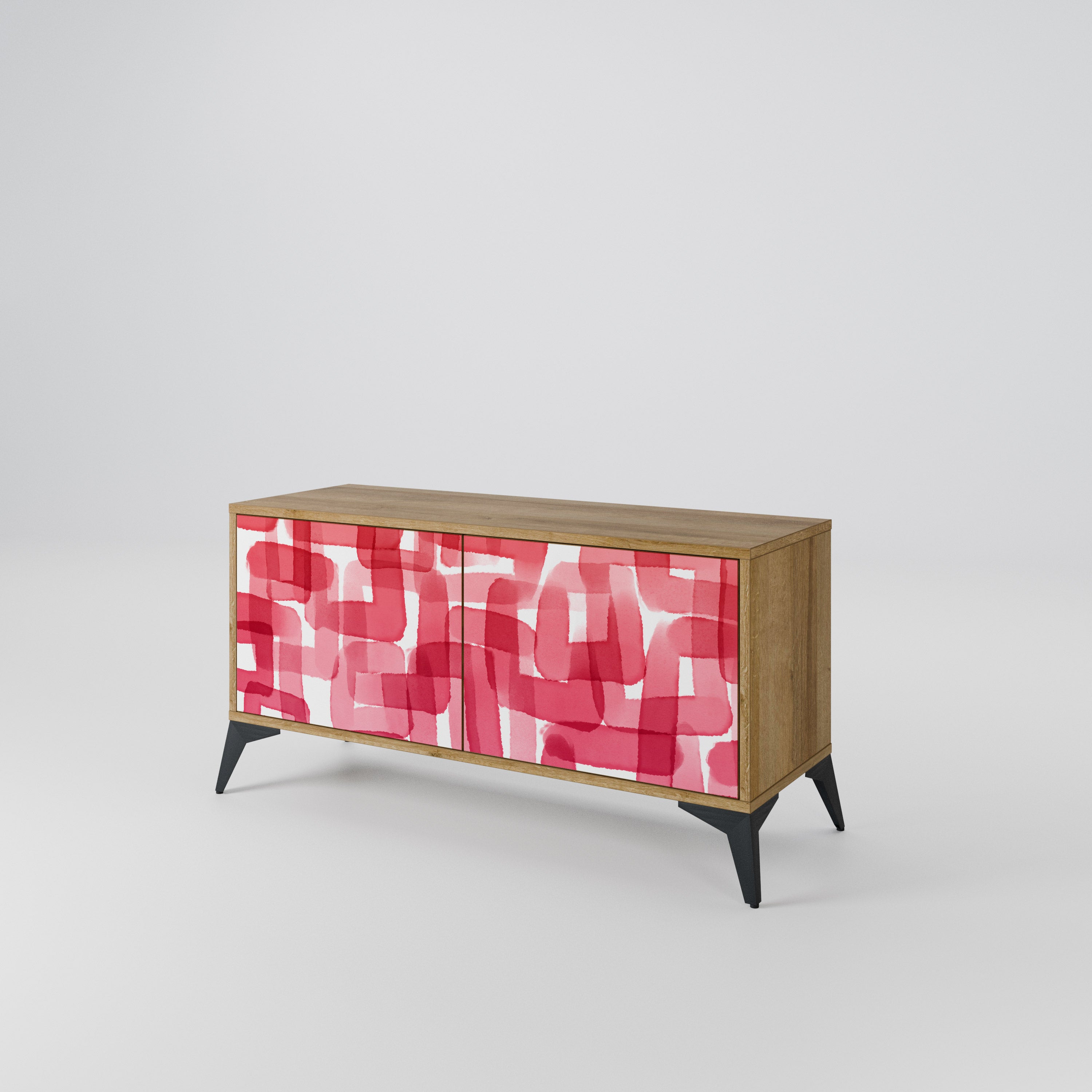 KALEIDOSCOPIC CUBISM Compact 2-Door TV Cabinet