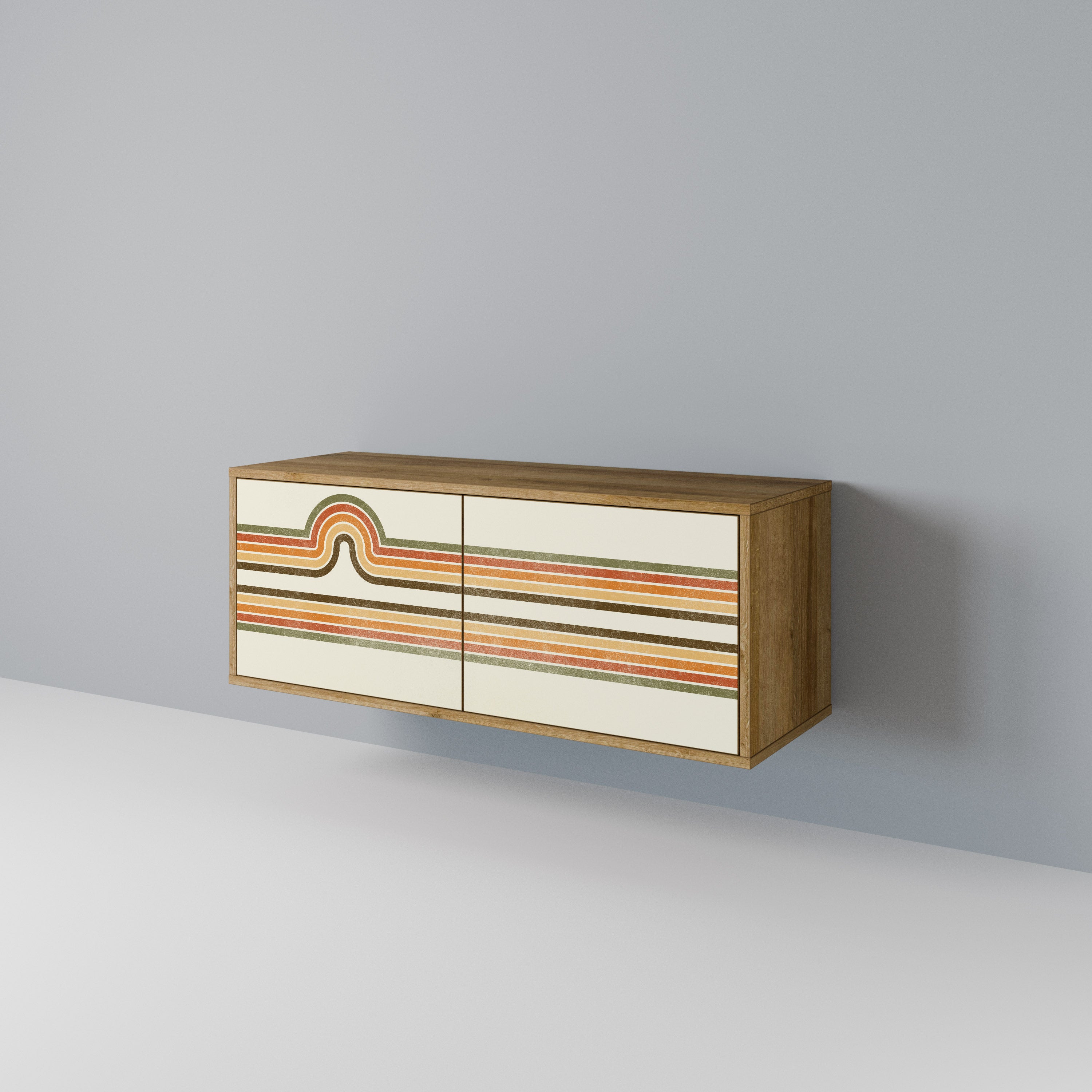 EXCEPTIONAL STREAM Compact 2-Door TV Cabinet