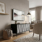 SOLID ZIG ZAG Mobile TV Compatto a 2 Ante