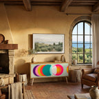 SYMPHONY OF COLORS Compact 2-Door TV Cabinet