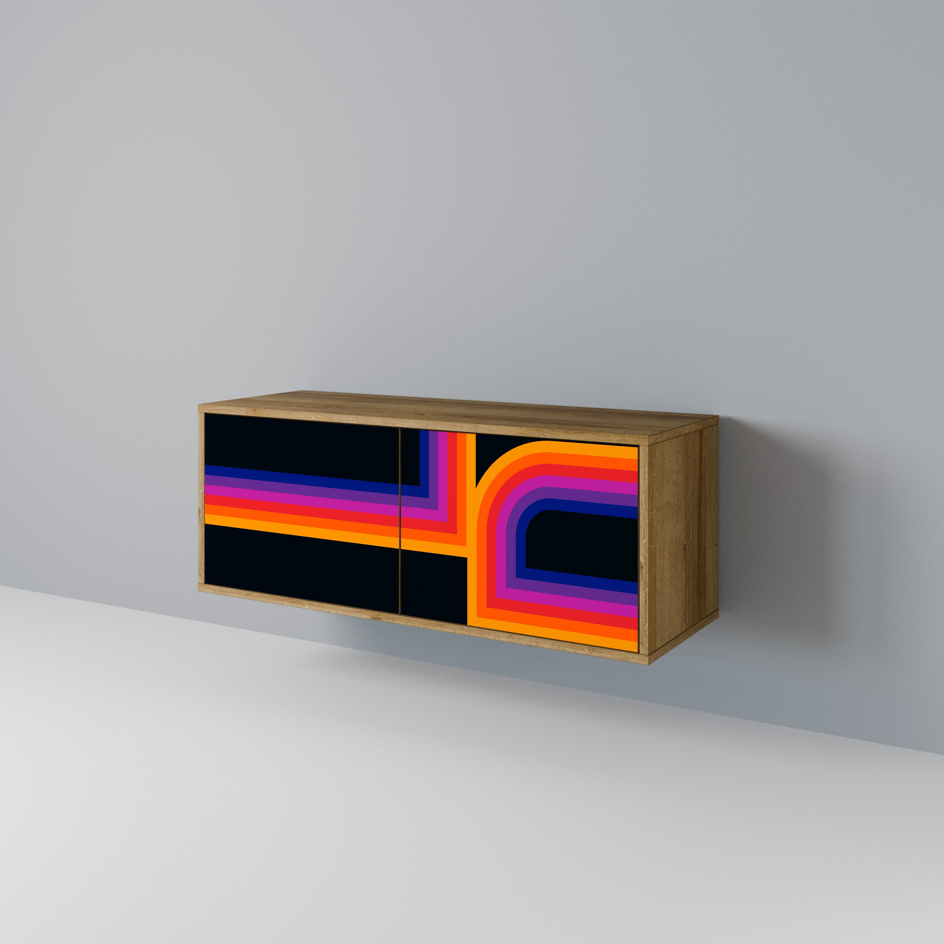 BLINDED BY THE LIGHTS Συμπαγές έπιπλο τηλεόρασης 2-θυρών