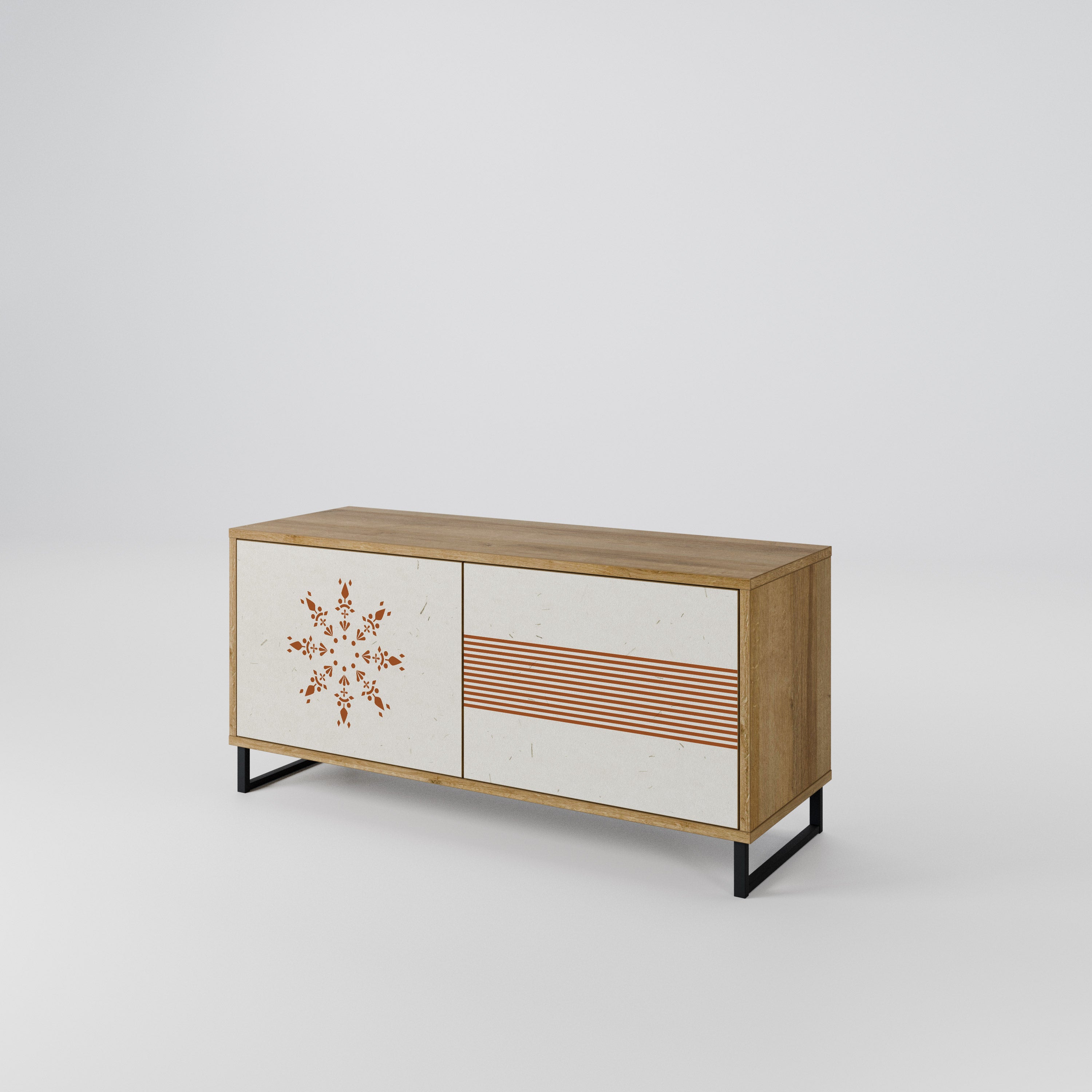 DAILY HARMONY Συμπαγές έπιπλο τηλεόρασης 2-θυρών