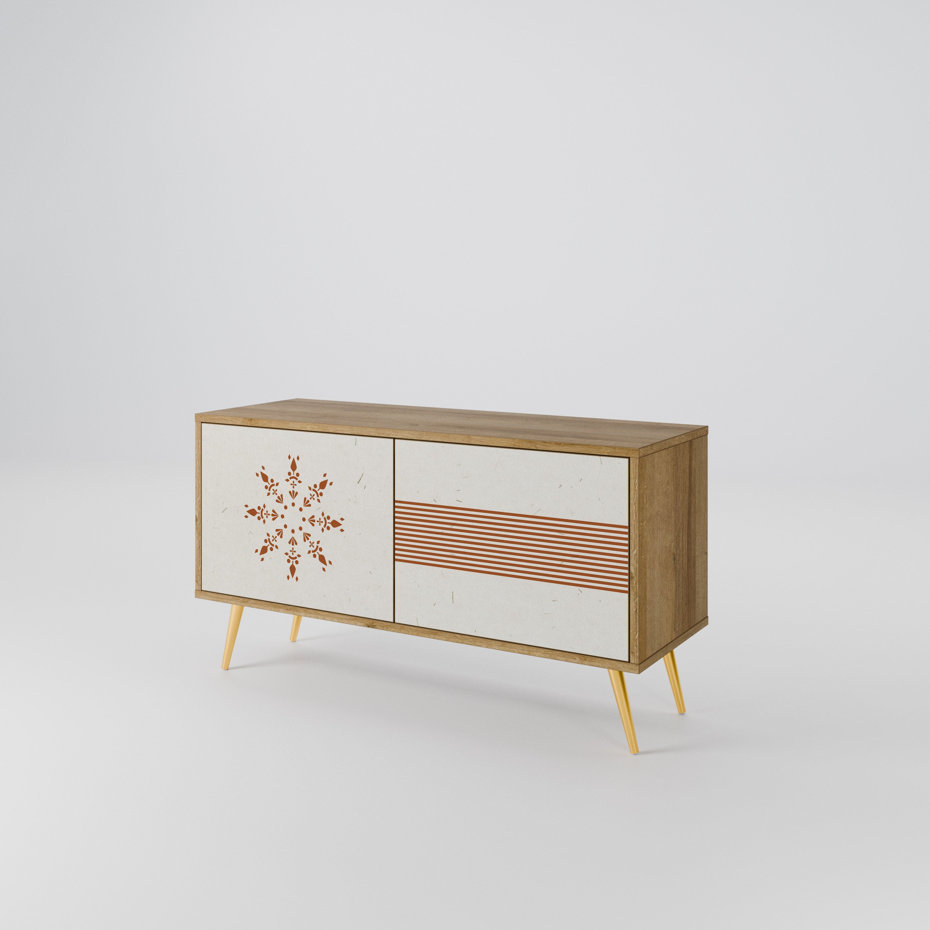 DAILY HARMONY Συμπαγές έπιπλο τηλεόρασης 2-θυρών