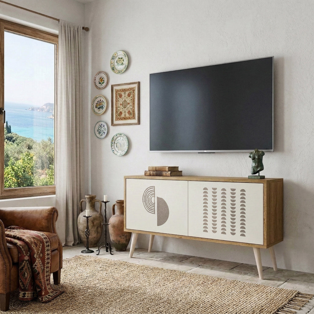HARMONY ESSENCE Mueble de TV Compacto de 2 puertas
