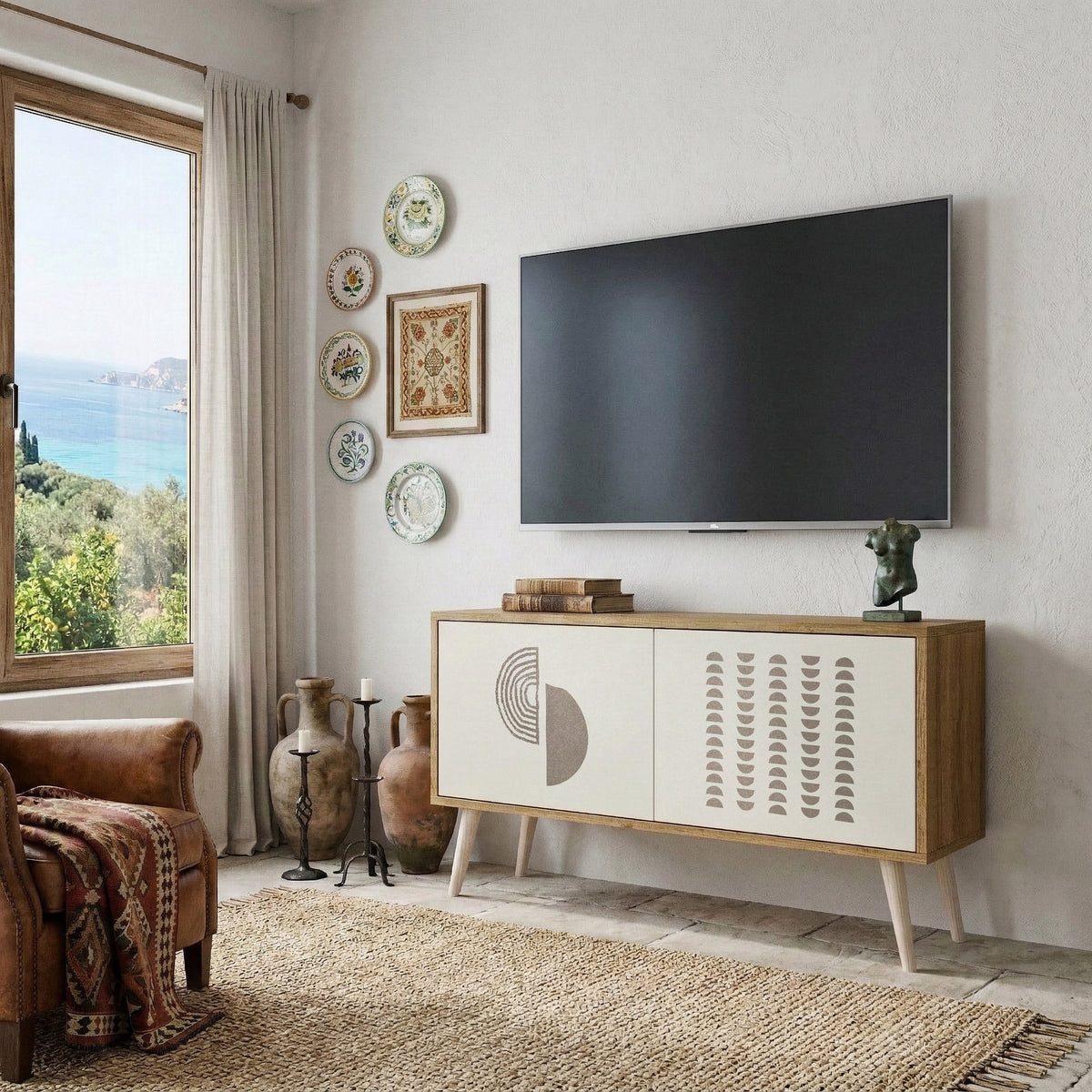 HARMONY ESSENCE Kompaktní dvoudveřový TV stolek