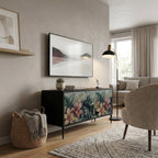 HEAVENLY BLOOM Mueble de TV Compacto de 2 puertas