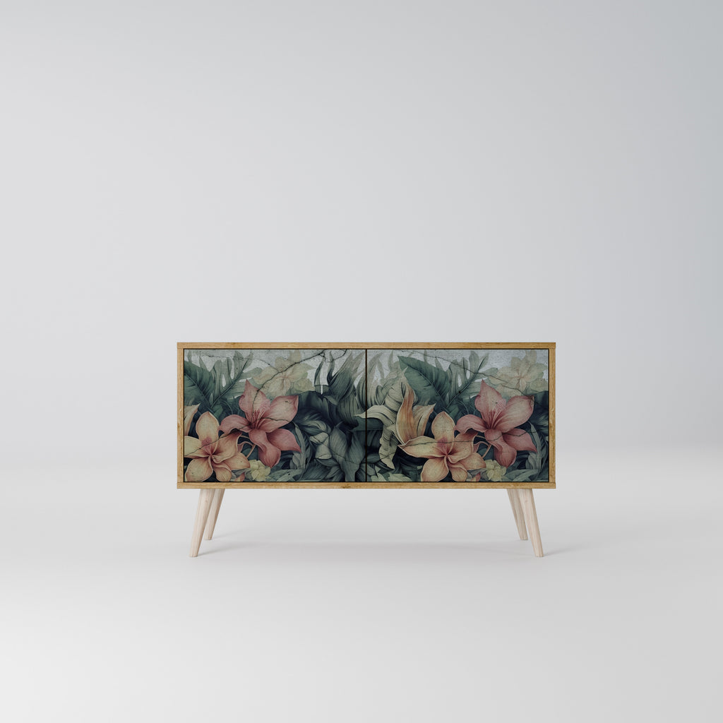 HEAVENLY BLOOM Mueble de TV Compacto de 2 puertas