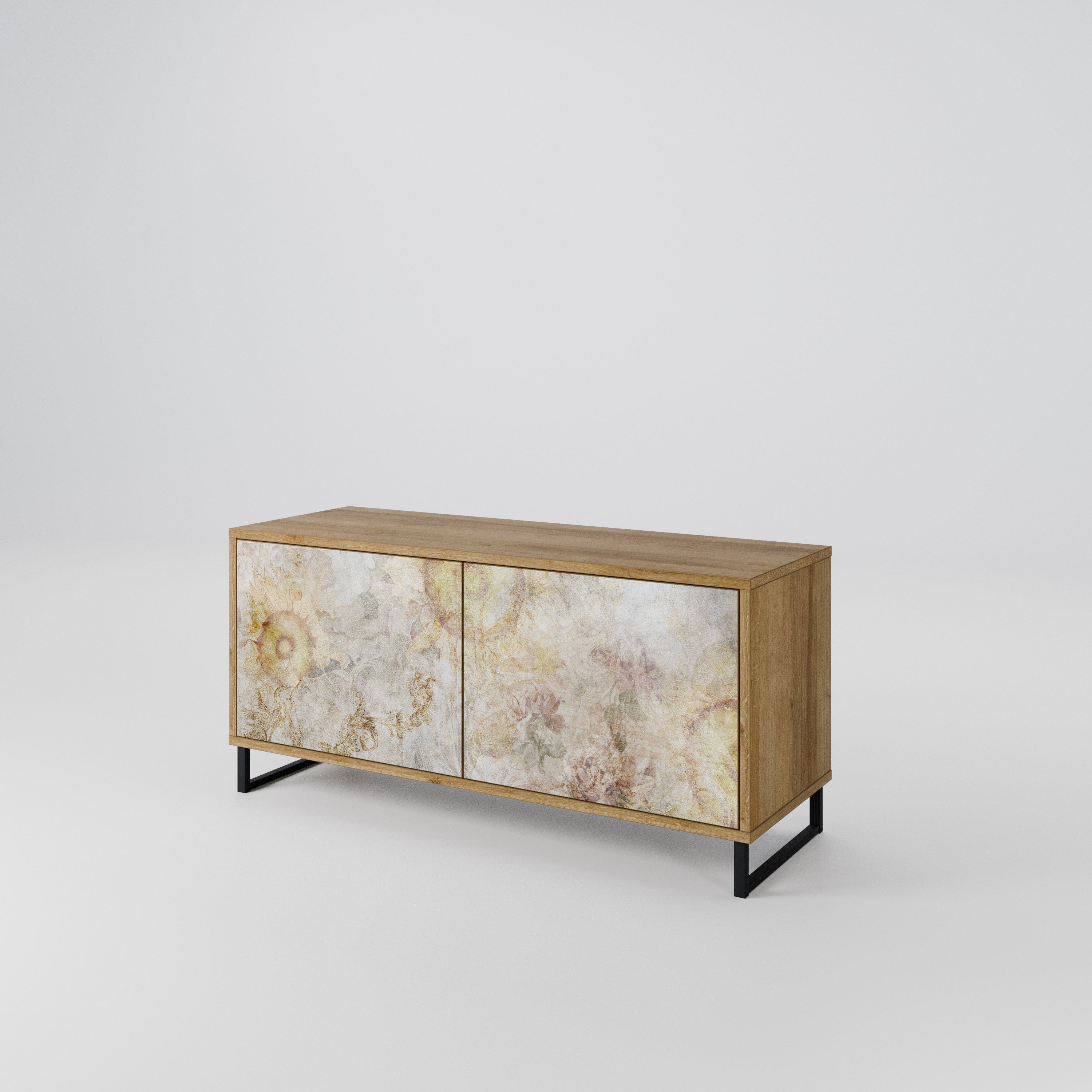 SUNFLOWER BLUR Συμπαγές έπιπλο τηλεόρασης 2-θυρών