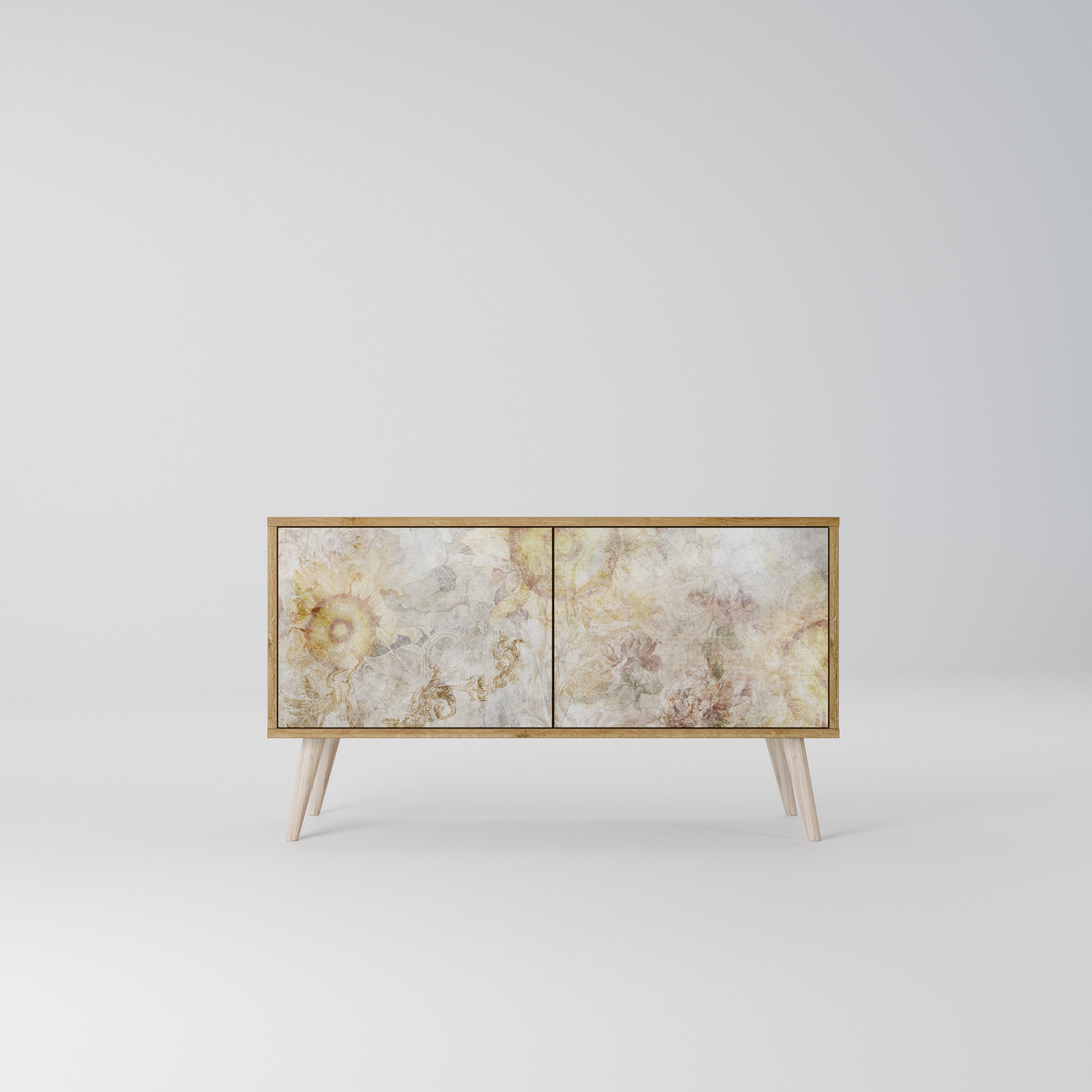 SUNFLOWER BLUR Συμπαγές έπιπλο τηλεόρασης 2-θυρών