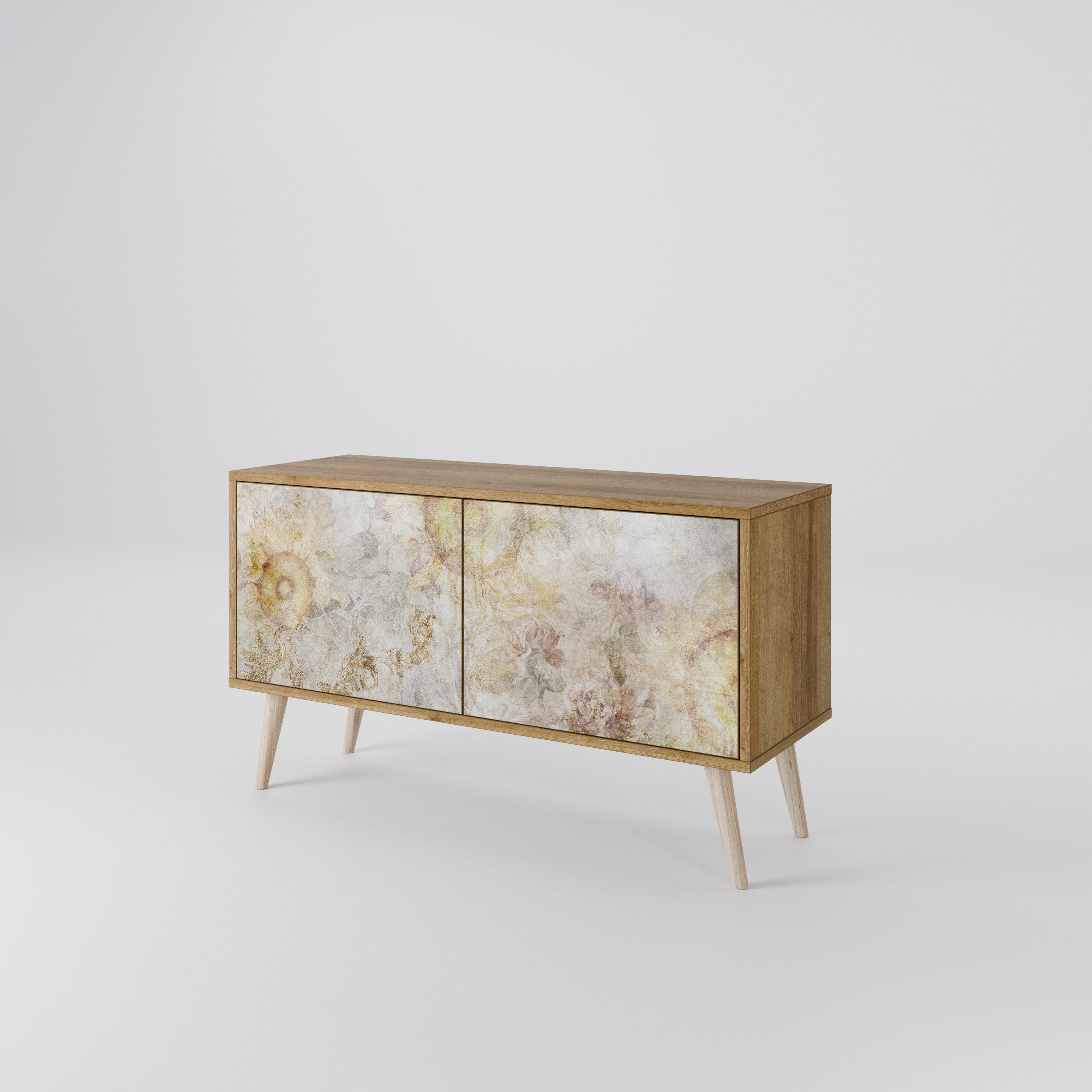 SUNFLOWER BLUR Συμπαγές έπιπλο τηλεόρασης 2-θυρών