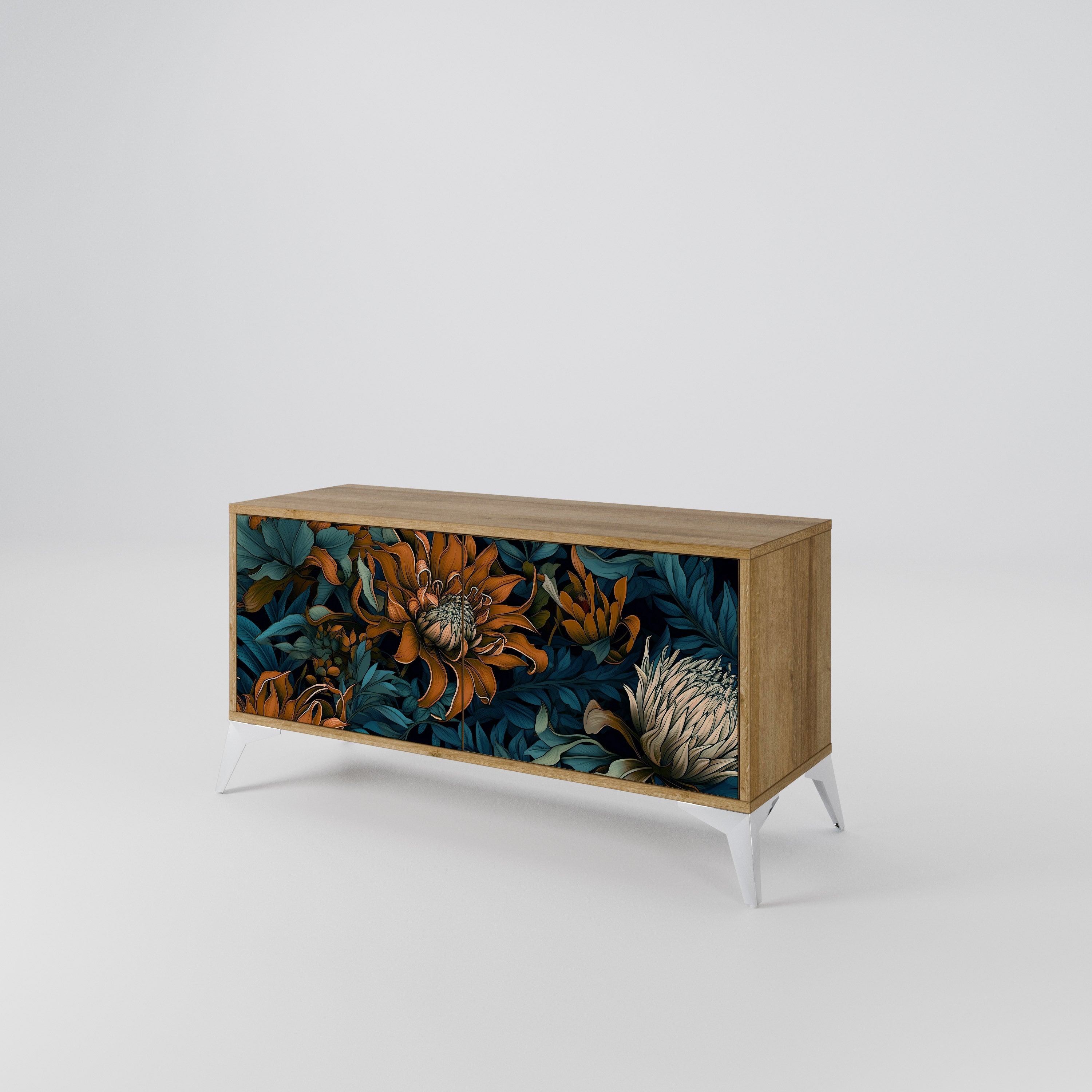 MORNING BLOOM Συμπαγές έπιπλο τηλεόρασης 2-θυρών