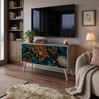 MORNING BLOOM Compact 2-Door TV Cabinet