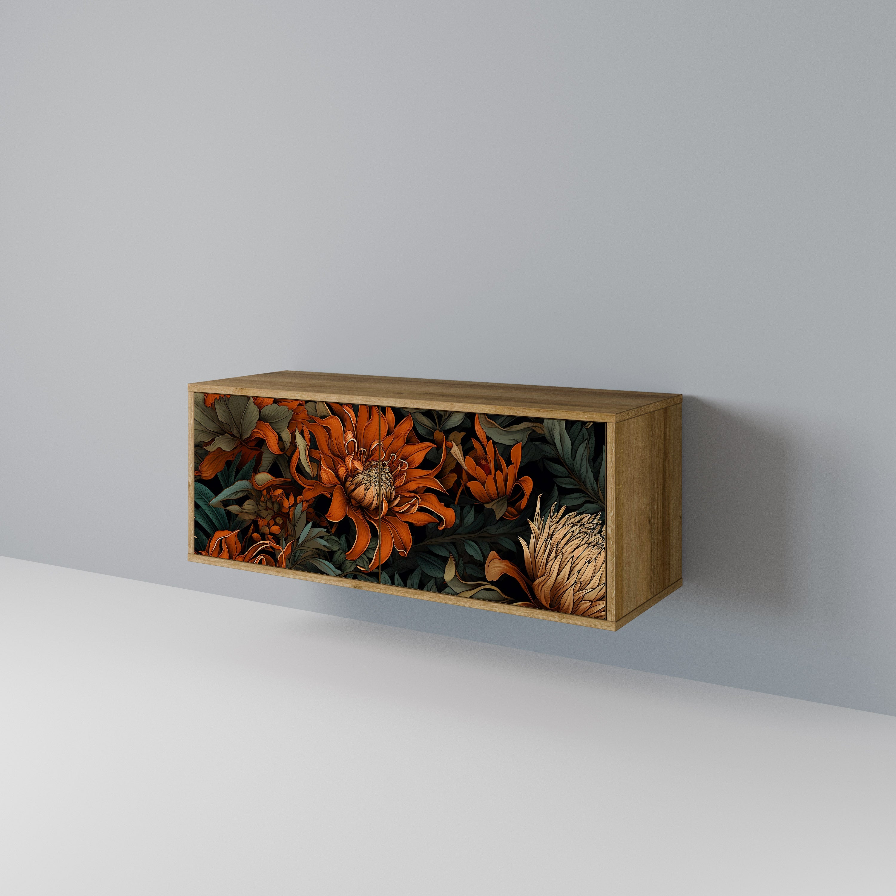 DAWN BLOOM Compact 2-Door TV Cabinet