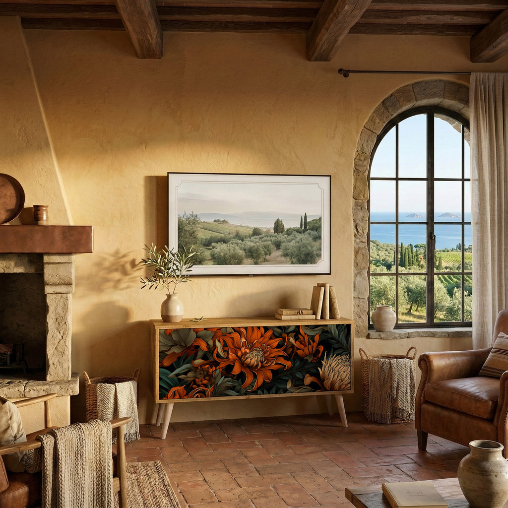 DAWN BLOOM Mobile TV Compatto a 2 Ante