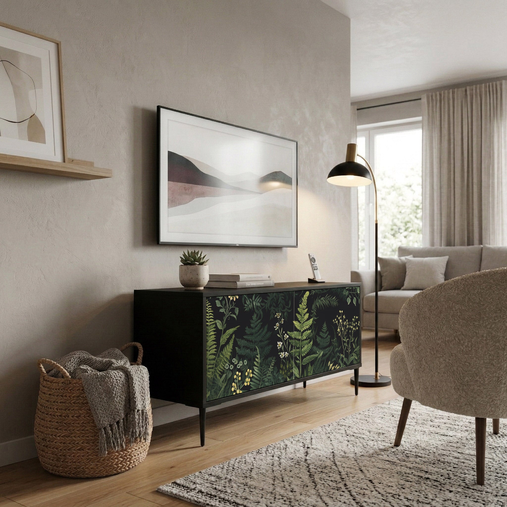 FERN FLOWERS Mobile TV Compatto a 2 Ante