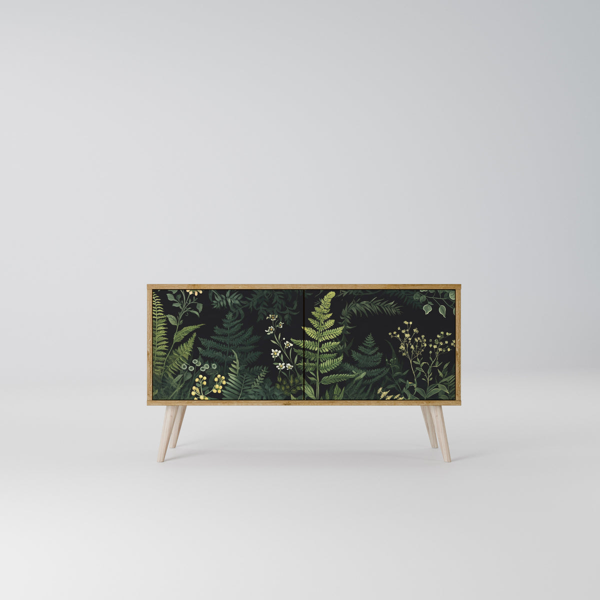 FERN FLOWERS Συμπαγές έπιπλο τηλεόρασης 2-θυρών