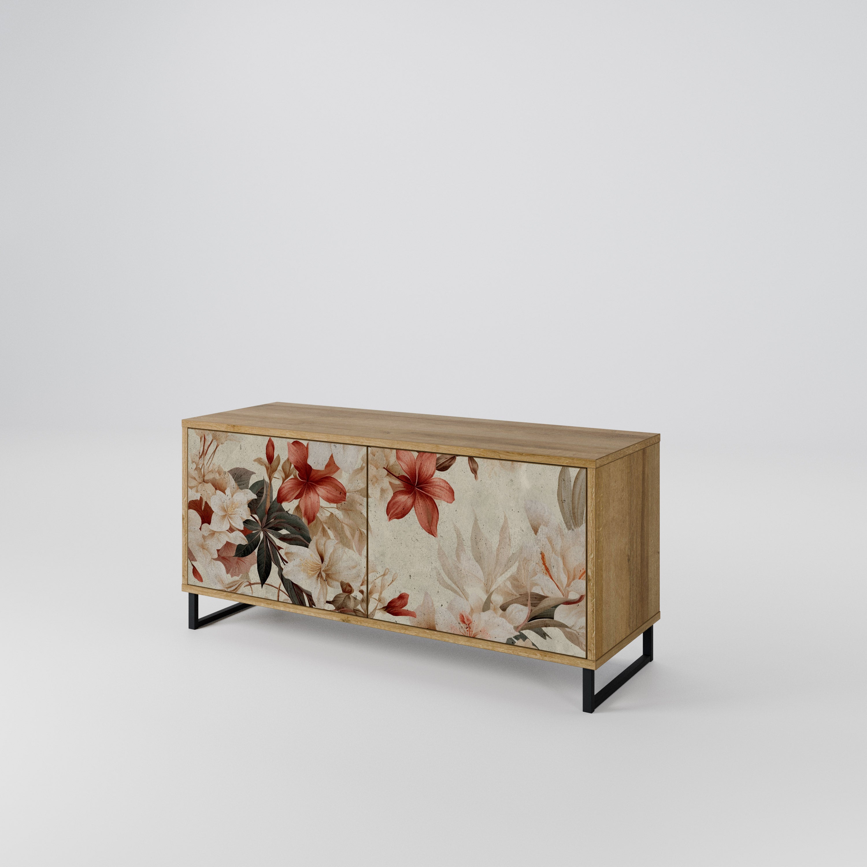 PETAL HARMONY Compact 2-Door TV Cabinet