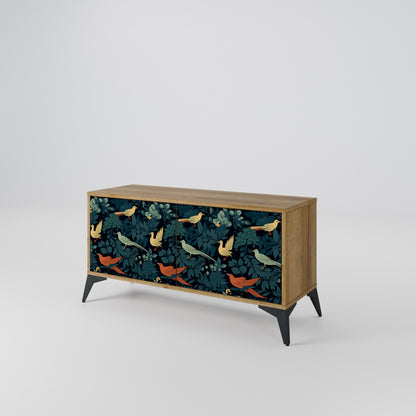 FOWL ORNAMENT Mobile TV Compatto a 2 Ante