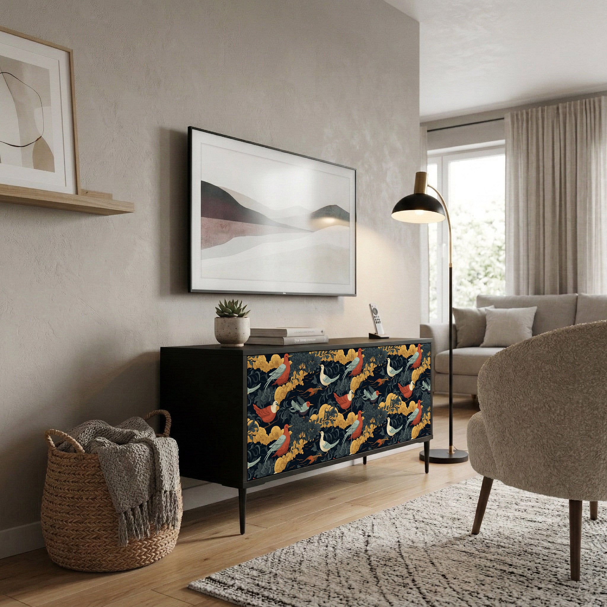 FOWLY DAZE Mobile TV Compatto a 2 Ante