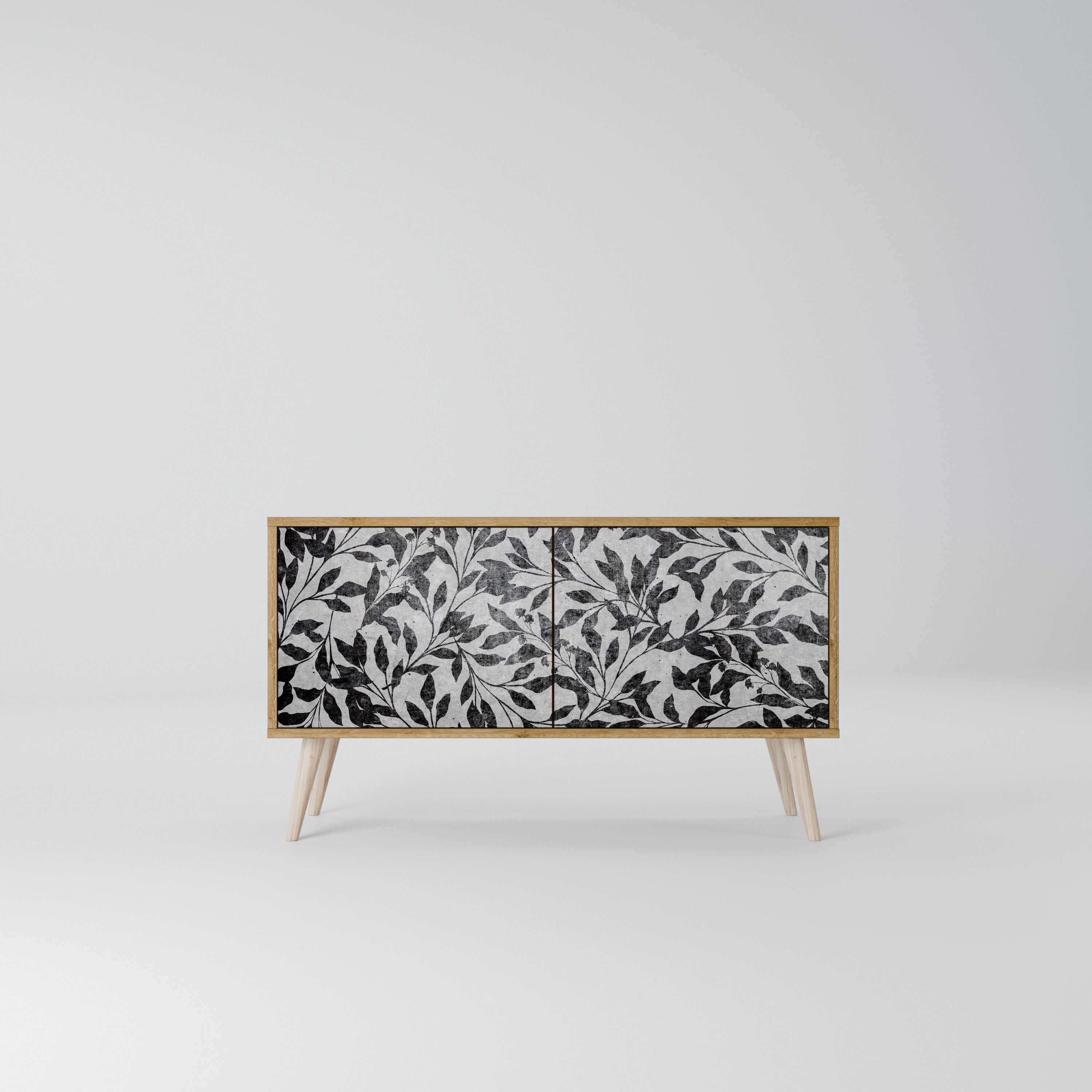 CHARCOAL SPROUT Συμπαγές έπιπλο τηλεόρασης 2-θυρών