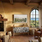 CHARCOAL SPROUT Mobile TV Compatto a 2 Ante