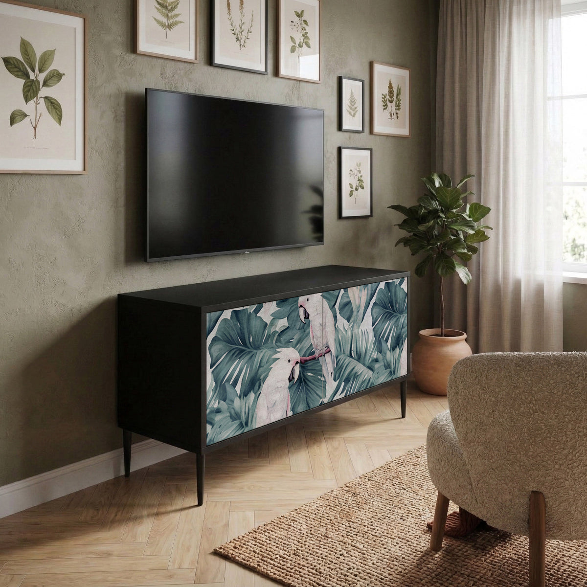 POPINJAY LOOK Kompaktes 2-türiges TV-Lowboard