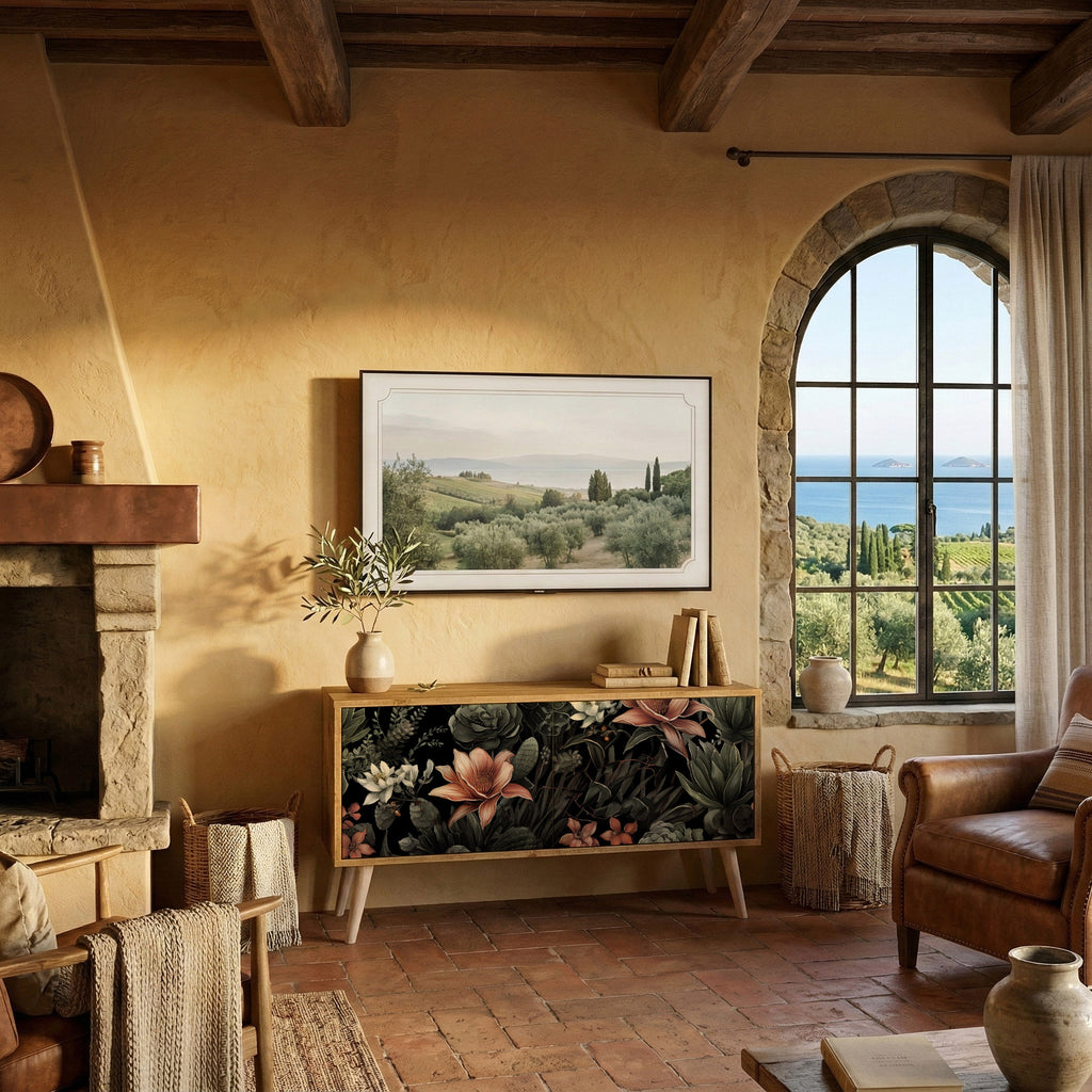 SECRET VERDURE Mobile TV Compatto a 2 Ante