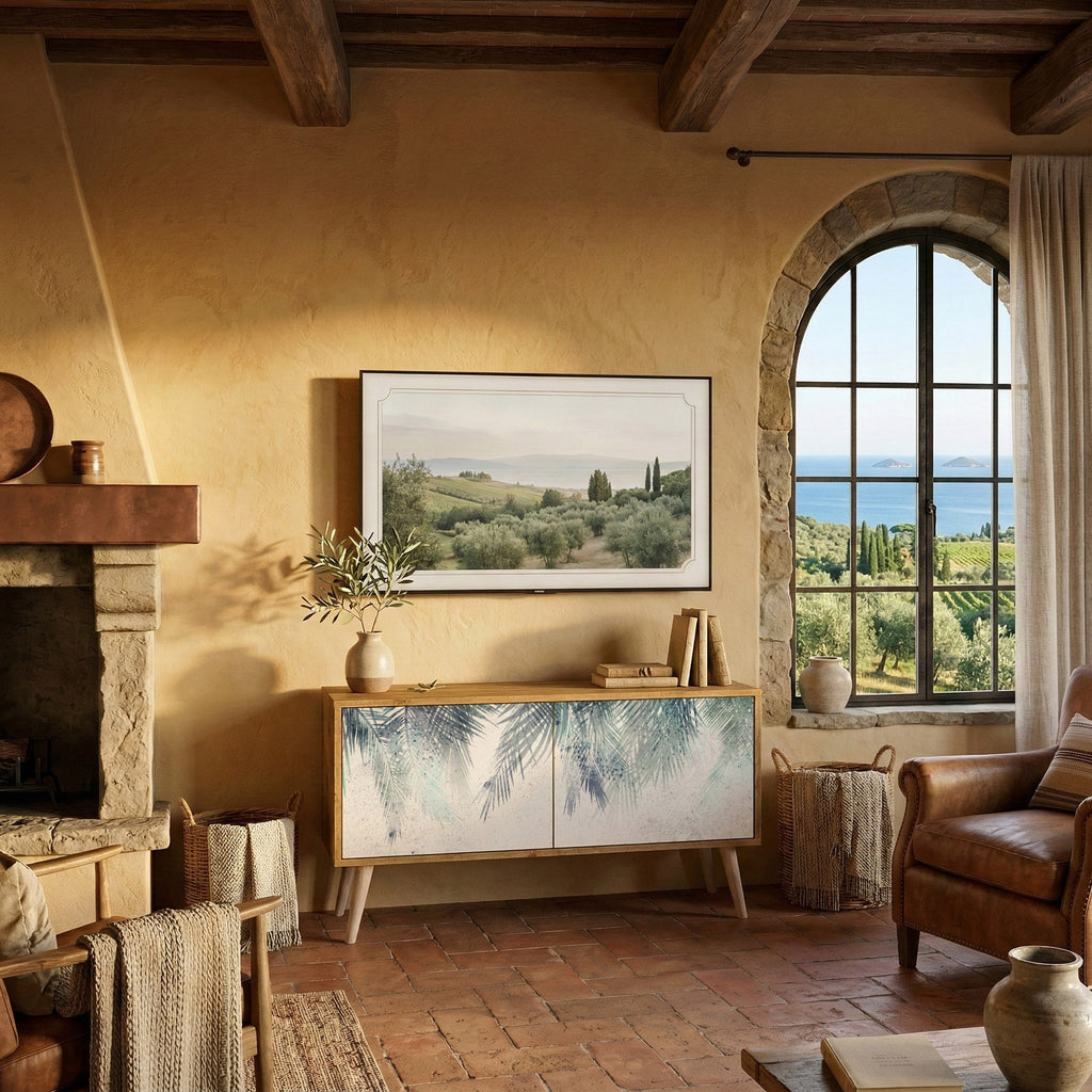 PALM VEIL Mobile TV Compatto a 2 Ante