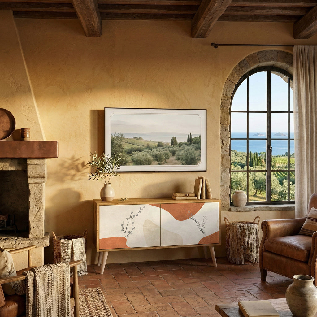 TRANQUIL TWIG Mobile TV Compatto a 2 Ante