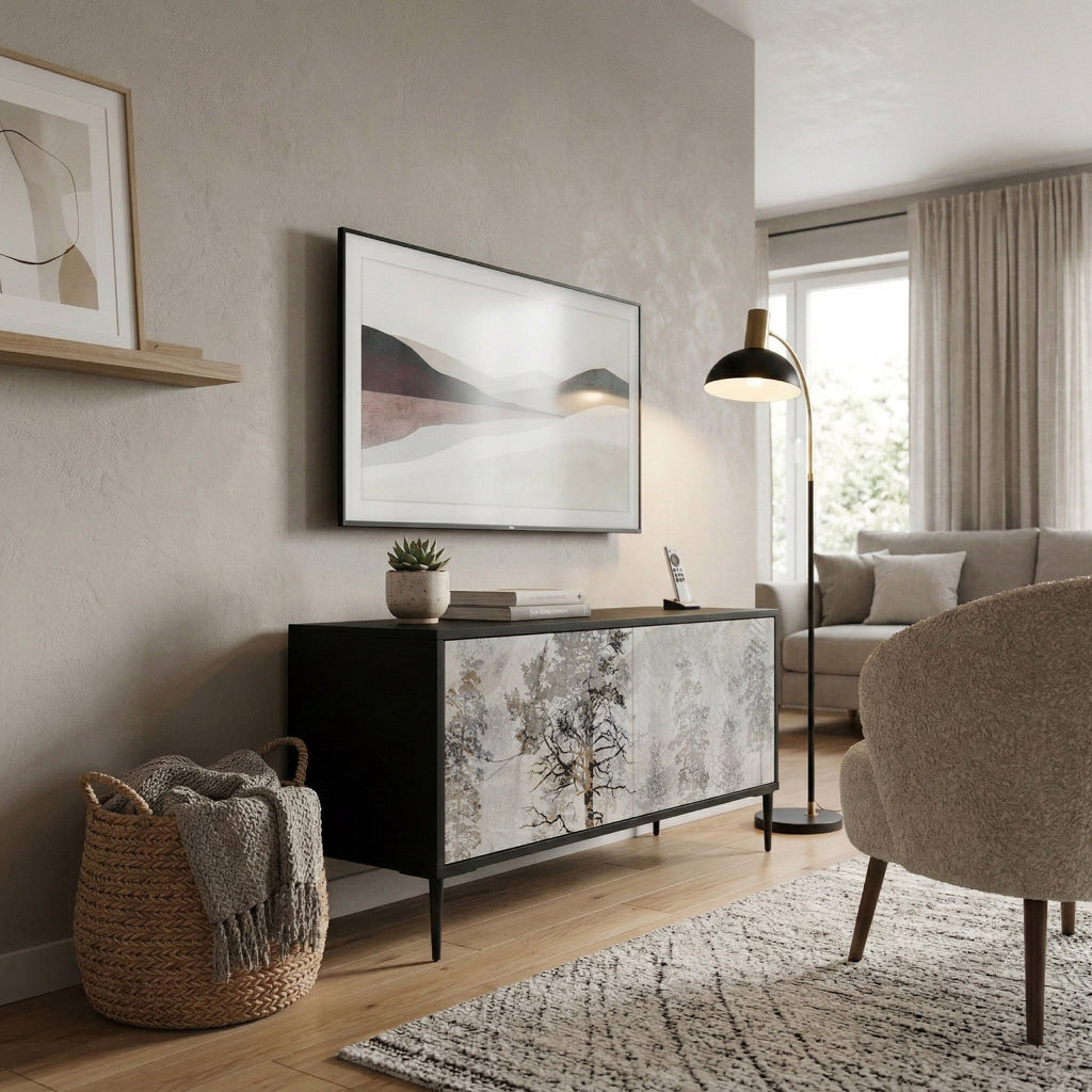 FADE IN THE TREES Mobile TV Compatto a 2 Ante